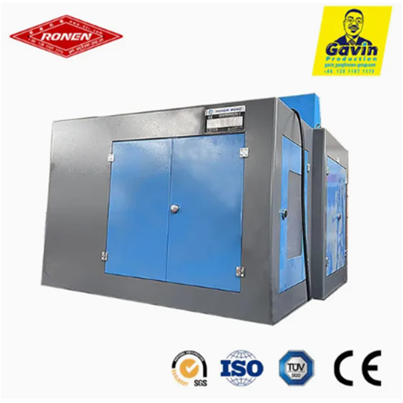 Automatický stroj na výrobu 4 razidiel a 4 vyfukovacích skrutiek